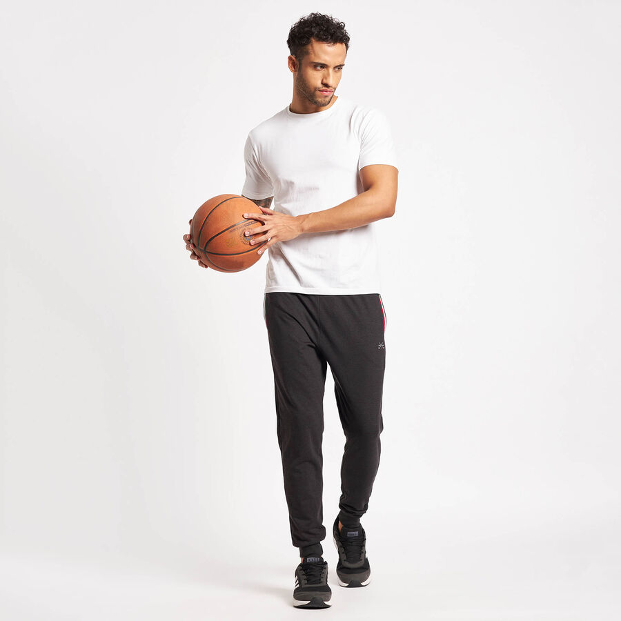Solid Track Pants, Charcoal, large image number null