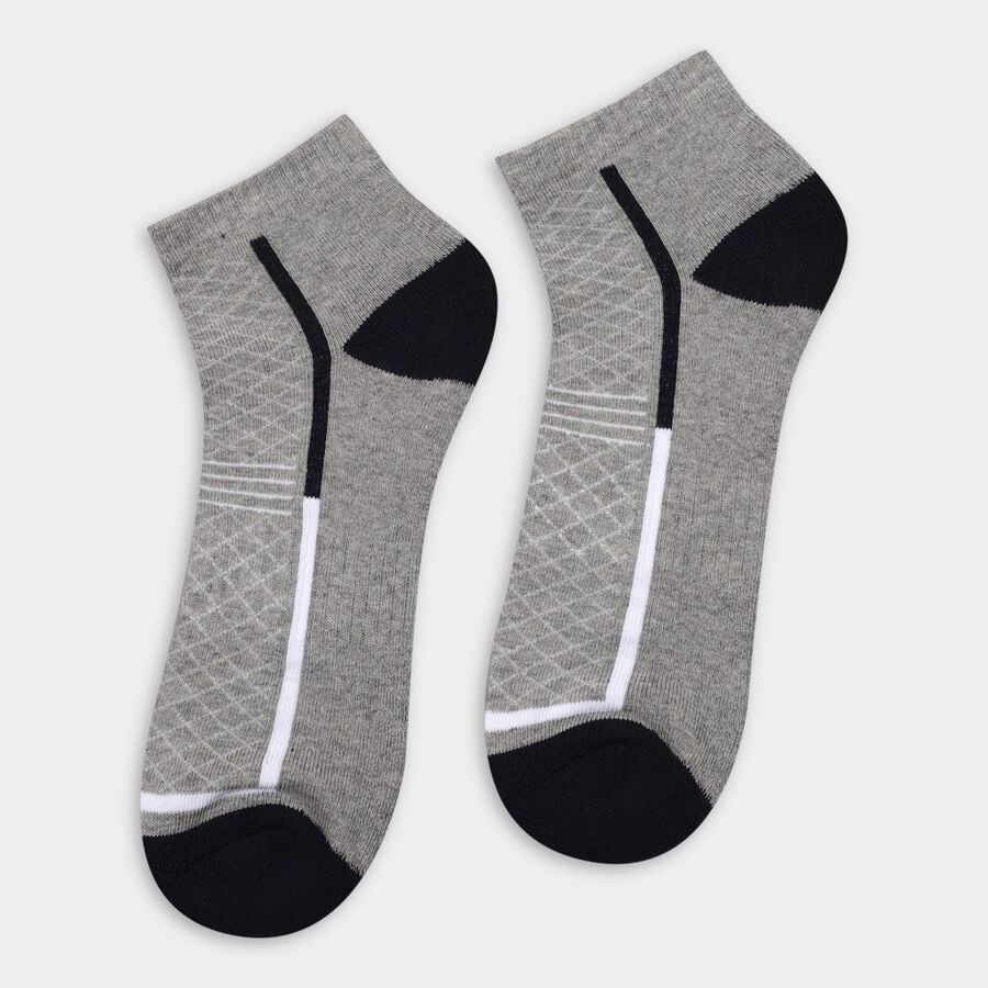 Men's Socks (Pack of 2), White, large