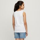 Girls' 100% Cotton Vest, सफ़ेद, small image number null