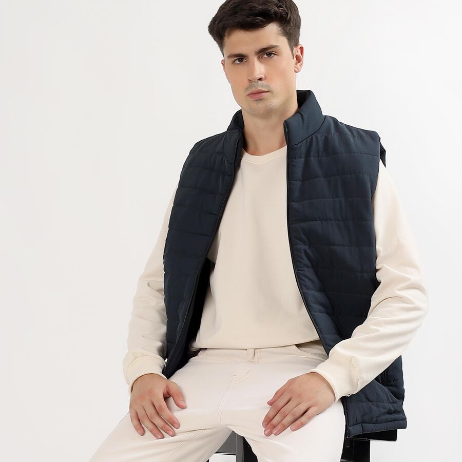 Men's Jacket, नेवी ब्लू, large image number null