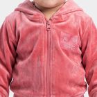 Infants Purple Hooded Neck Lounge Set Hipster Set, Purple, small