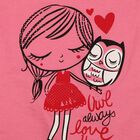 Girls' T-Shirt, Light Pink, small