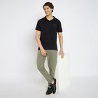 Men's Collared Half Sleeves T-Shirt, Black, small image number null