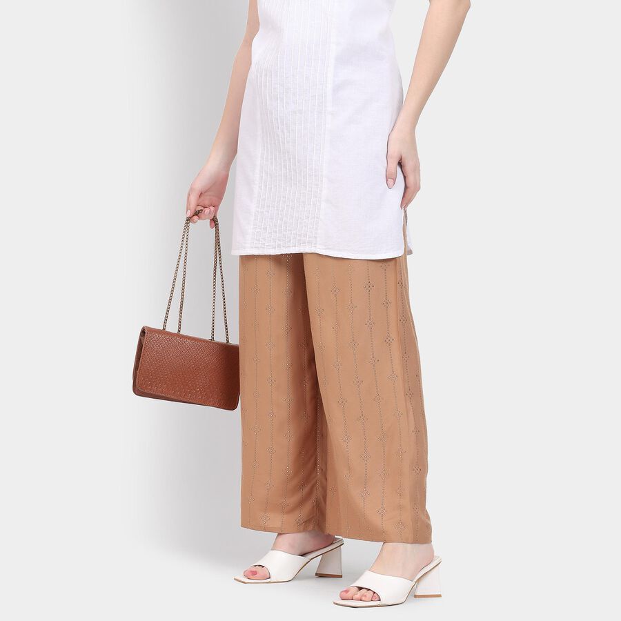 Ladies' Palazzos, गहरा पीला, large image number null