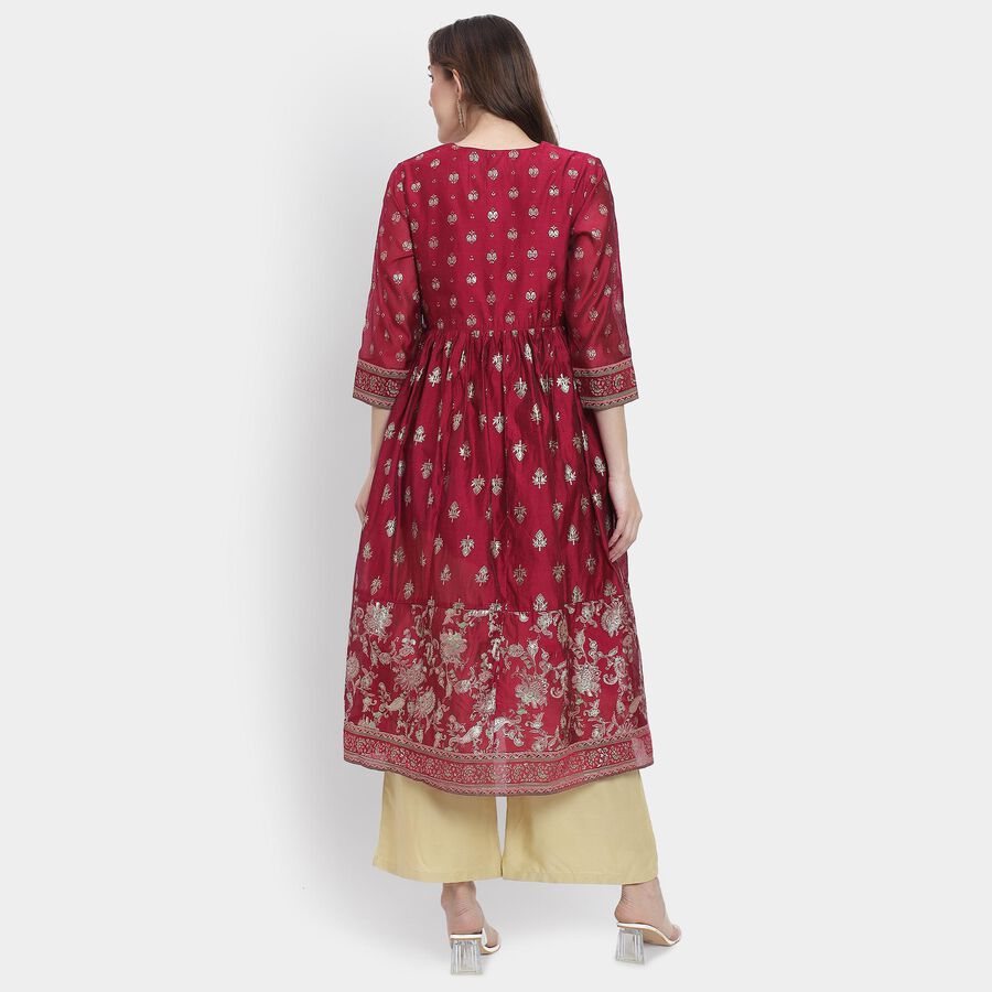 Ladies' Kurta, Fuchsia, large image number null
