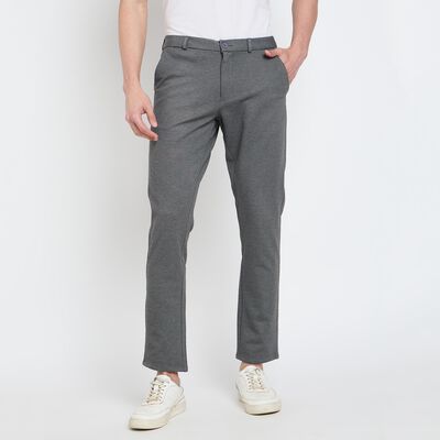 Men's Slim Fit Casual Trousers
