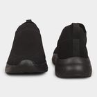 Men's Jet Black Slip-On Sports Shoes, Black, small image number null