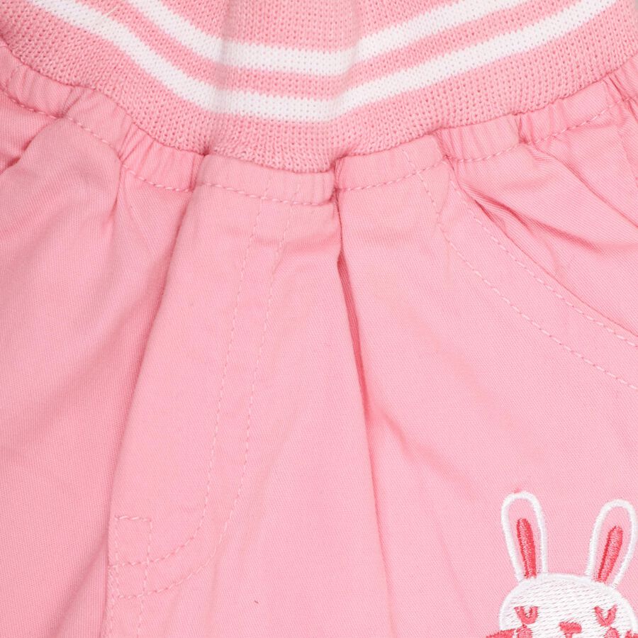 Infants' 100% Cotton Cotton Trousers , Pink, large image number null