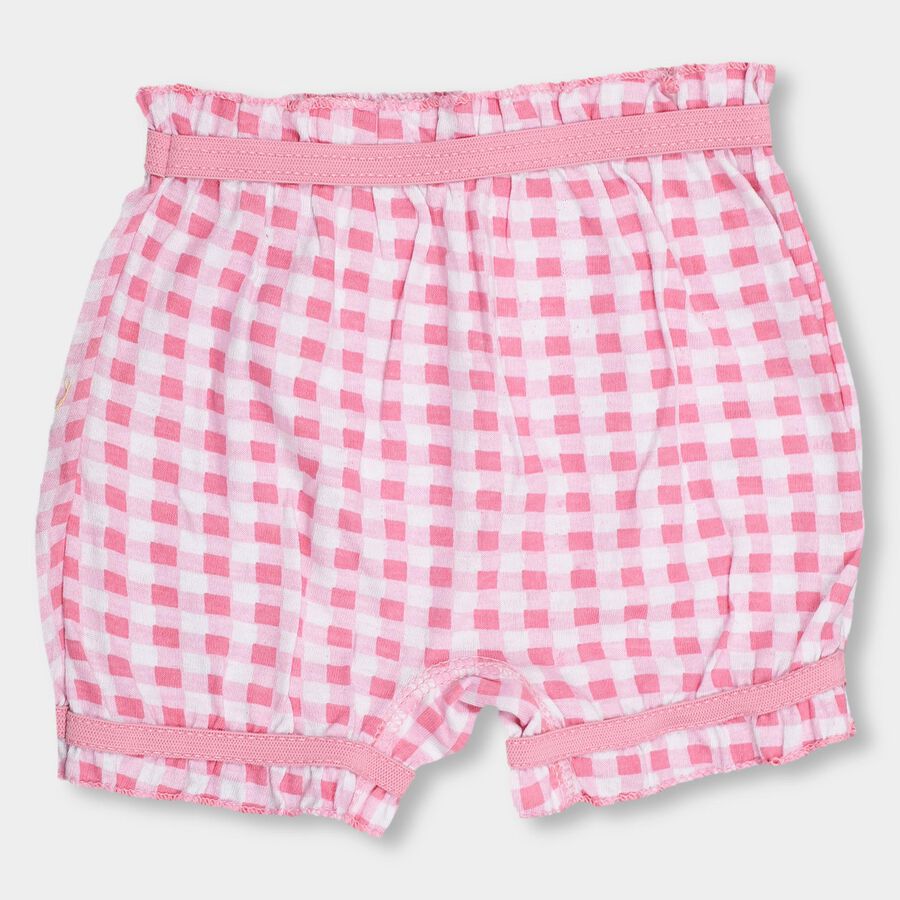 Girls' 100% Cotton Basic Bloomer, Pink, large image number null