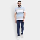 Men's Collared Half Sleeves T-Shirt , Light Blue, small image number null