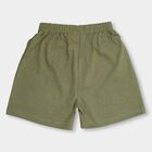 Infants' 100% Cotton Half Pant, Olive, small image number null