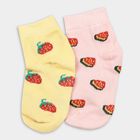 Girl's Socks (Pack of 2), पीच, small