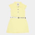 Solid Frock, Yellow, small image number null