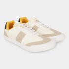 Men's Rich Eggshell White Lace-Up Casual Shoes, White, small