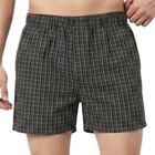 Men's Black Classic Fit Solid Boxers, Black, small