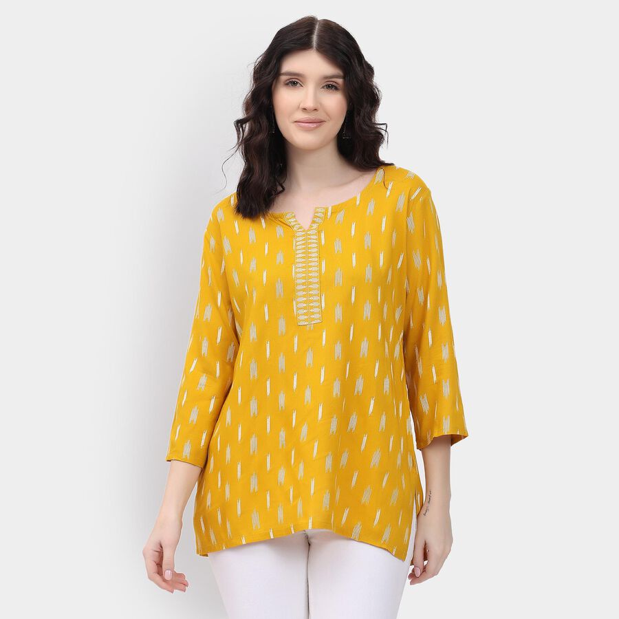 Ladies' Kurti, मस्टर्ड, large image number null