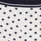 Boys' Soft White Regular Fit Star Print Briefs, मिश्रित हल्का ग्रे, small image number null