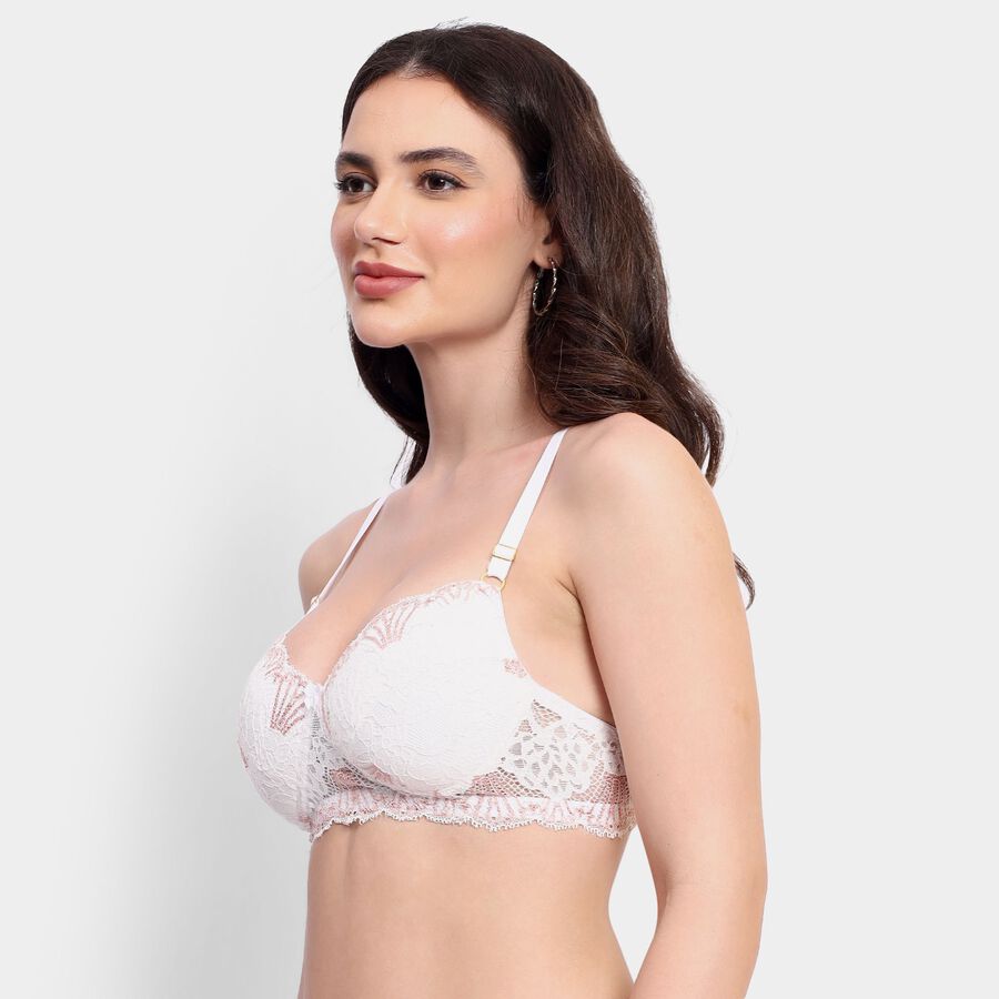 Ladies' Padded Bra, सफ़ेद, large image number null