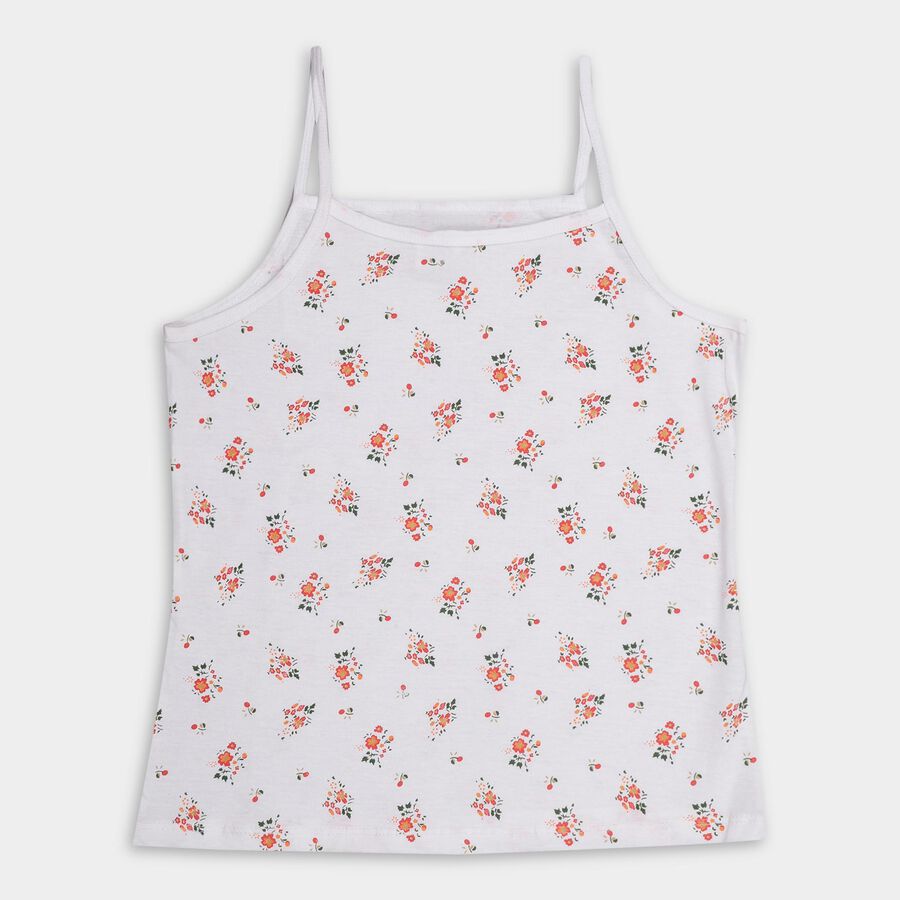 Girls' 100% Cotton Vest (Pack of 2), Pink, large image number null