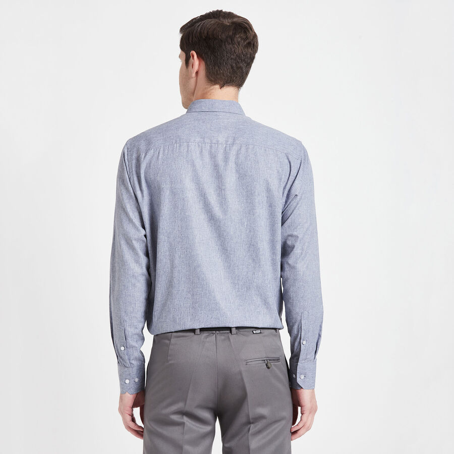 Solid Formal Shirt, Dark Grey, large image number null
