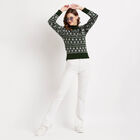 Turtle Neck Pullover, Dark Green, small image number null