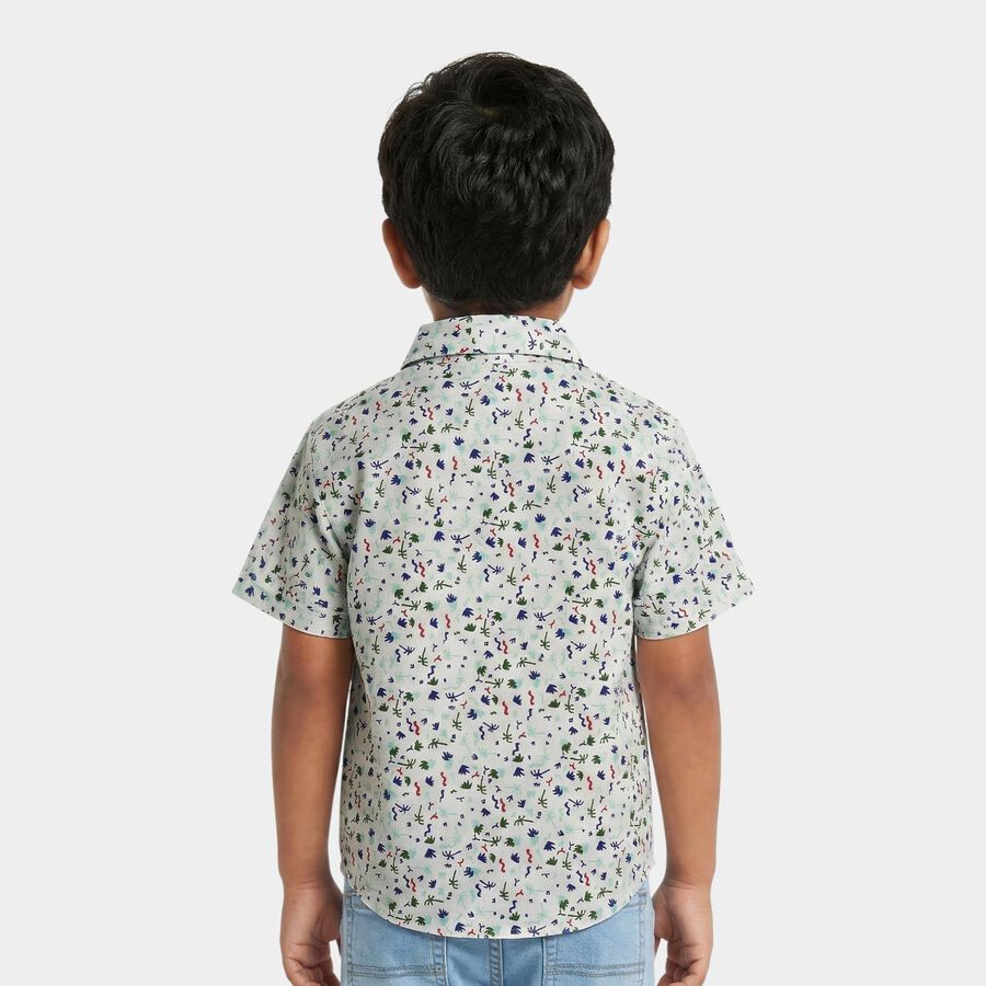 Boys' Casual Shirt, हल्का हरा, large