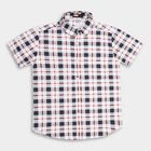 Boys' 100% Cotton Casual Shirt, सफ़ेद, small image number null