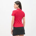 Ladies' Polo T-Shirt, Fuchsia, small