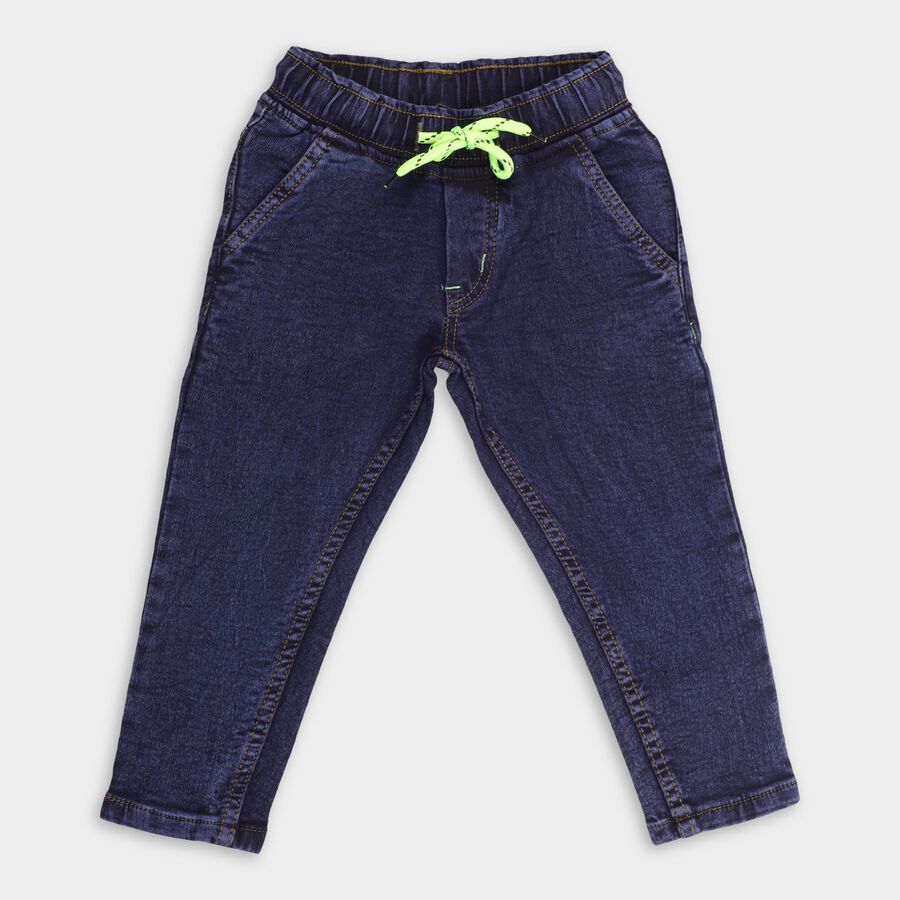 Boys' Jeans, गहरा नीला, large image number null