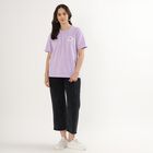 Ladies' 100% Cotton Round Neck T-Shirt, Lilac, small image number null