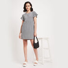 Stripes Dress, नेवी ब्लू, small image number null