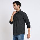 Men's 100% Cotton Casual Shirt, काला, small image number null