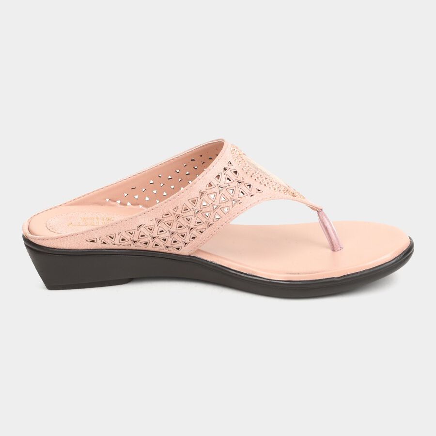 Womens Sandals, Peach, large image number null