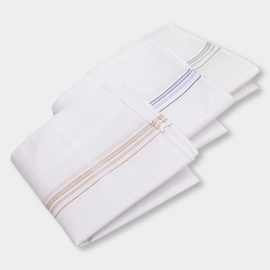Men's Hanky, सफ़ेद, large
