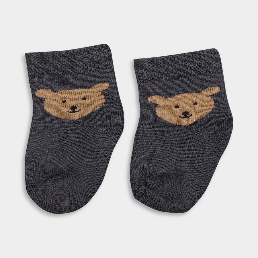 Infants' Socks (Pack of 2), Navy Blue, large image number null