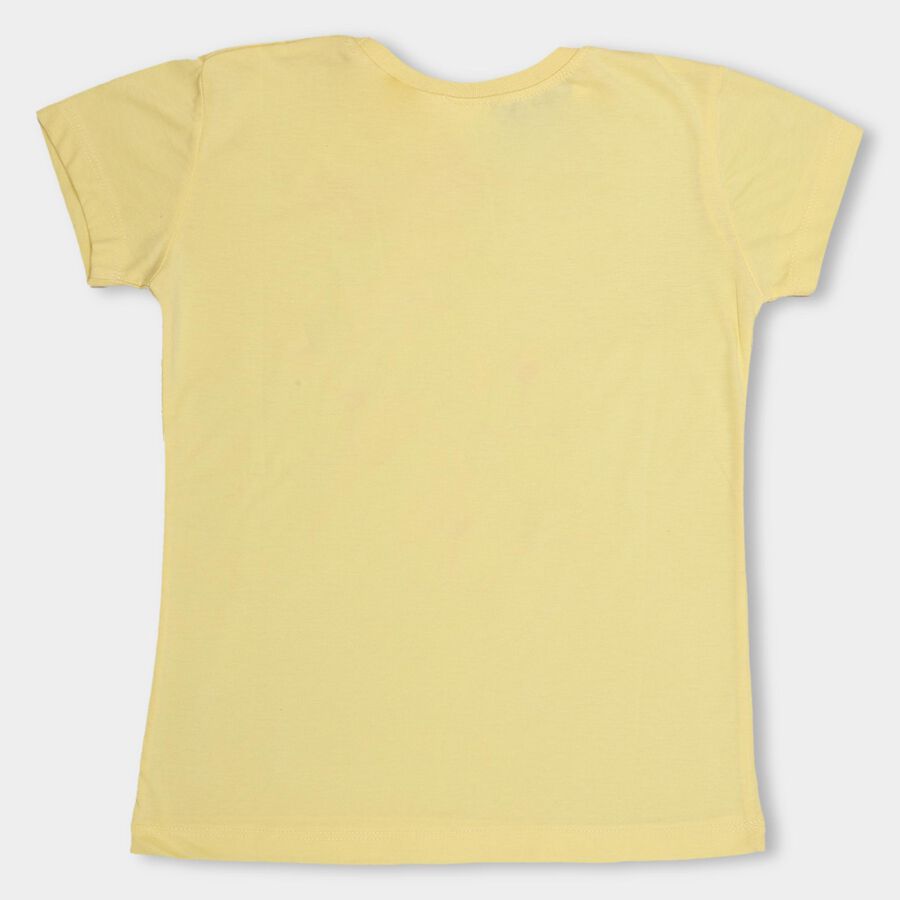 Girls' T-Shirt , पीला, large image number null