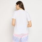 Ladies' 100% Cotton Round Neck T-Shirt, White, small image number null