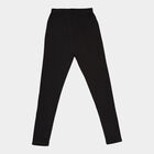 Girls Solid Leggings, Black, small image number null