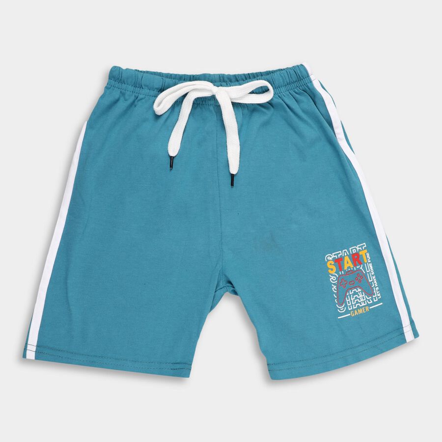 Boys' Bermudas , मध्यम नीला, large image number null