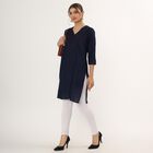 Ladies' Kurta , गहरा नीला, small image number null