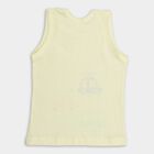 Infants' 100% Cotton Vest , Yellow, small