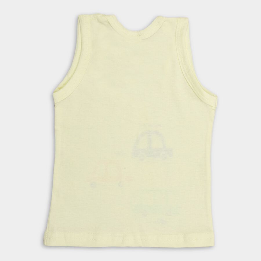 Infants' 100% Cotton Vest , Yellow, large