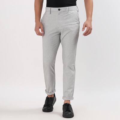 Men's Slim Fit Casual Trousers