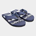 Kids Printed Slippers, Navy Blue, small image number null