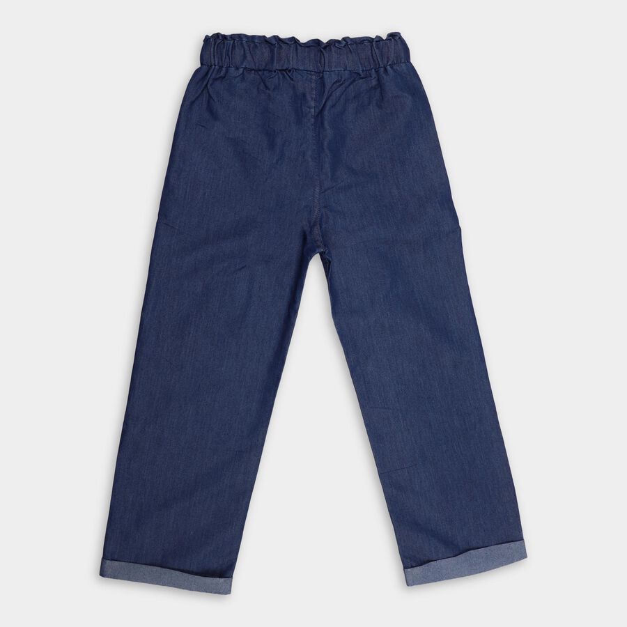 Girls' Jeans , Mid Blue, large image number null