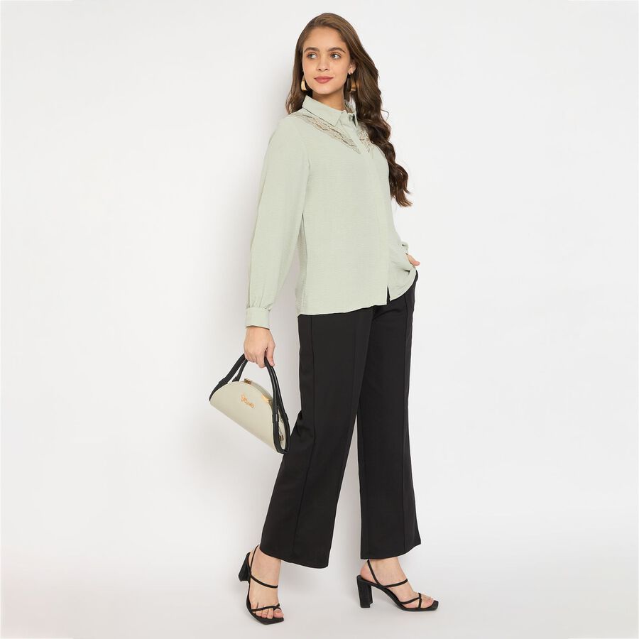 Ladies' Shirt, हल्का हरा, large image number null