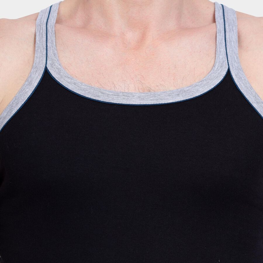 Men's Cotton Gym T-Shirt, Black, large image number null