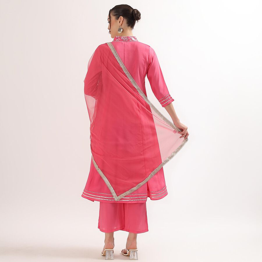 Ladies' Kurta, रानी (फ्यूशिया), large image number null