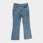 Girls' Light Blue Regular Fit Classic Jeans, Light Blue, small