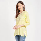 Embroidered Kurti, Yellow, small image number null